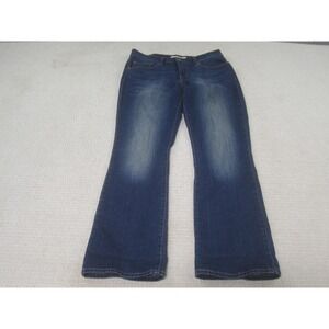 Levis 415 Relaxed Bootcut Jeans Womens 27 Blue Denim Stretch Mid Rise L30 Casual